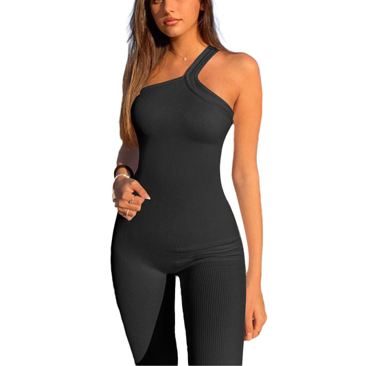 Highly Elastic Gym Jumpsuit