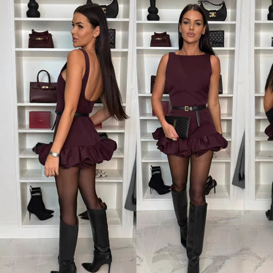 Sleeveless Short Dress