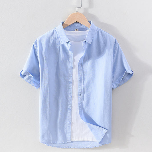 Short Sleeved Cotton Shirt