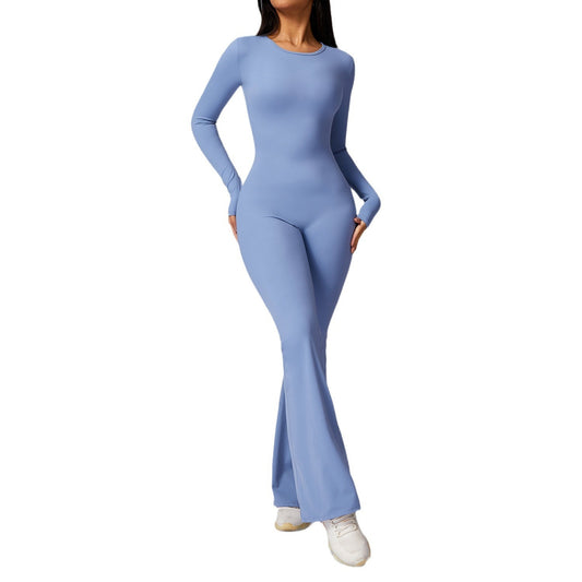 Long Sleeve Gym Jumpsuit