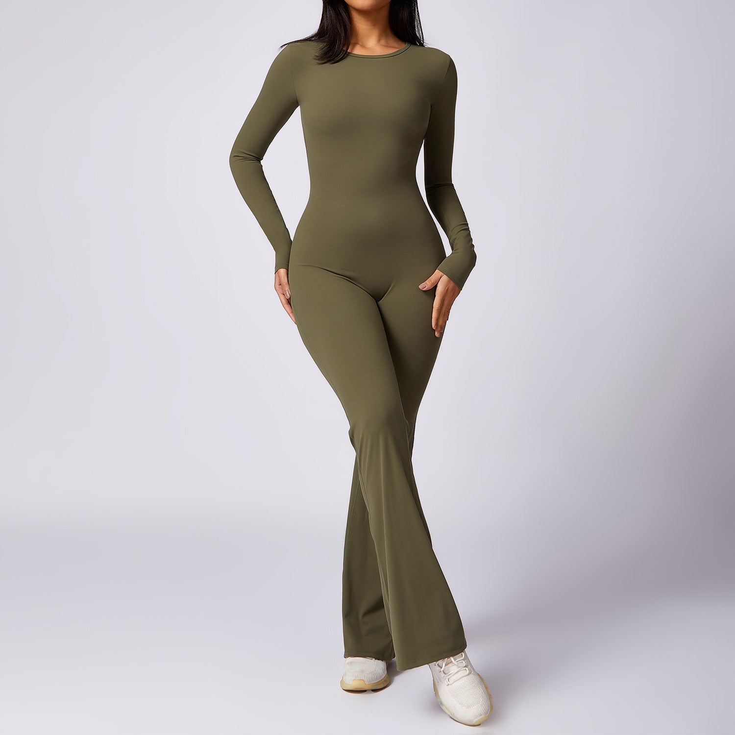 Long Sleeve Gym Jumpsuit