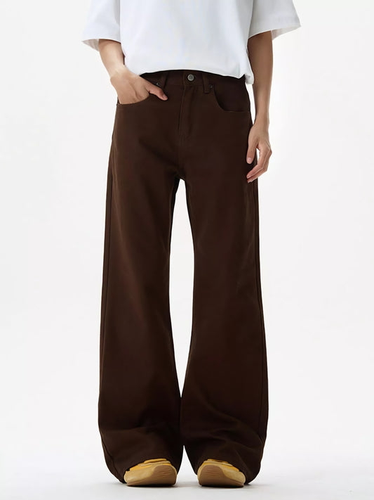 Cotton Wide-Leg Pants