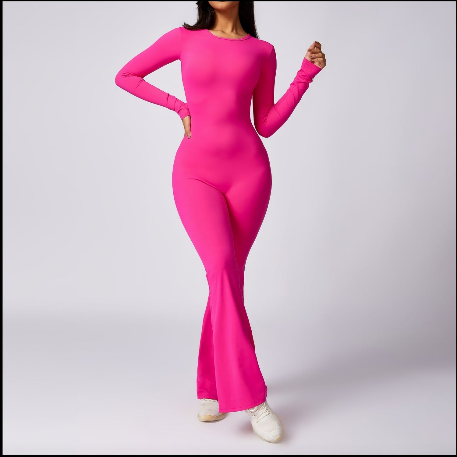Long Sleeve Gym Jumpsuit