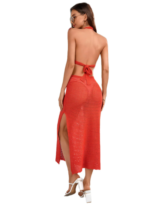 Crochet Cover-Up Dress