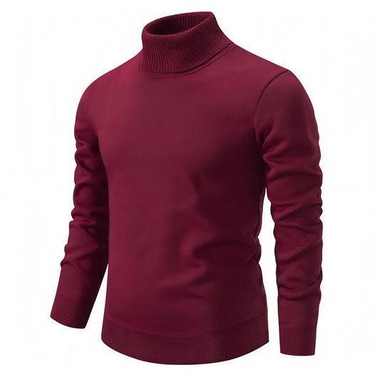 Turtleneck Pullover Sweater.