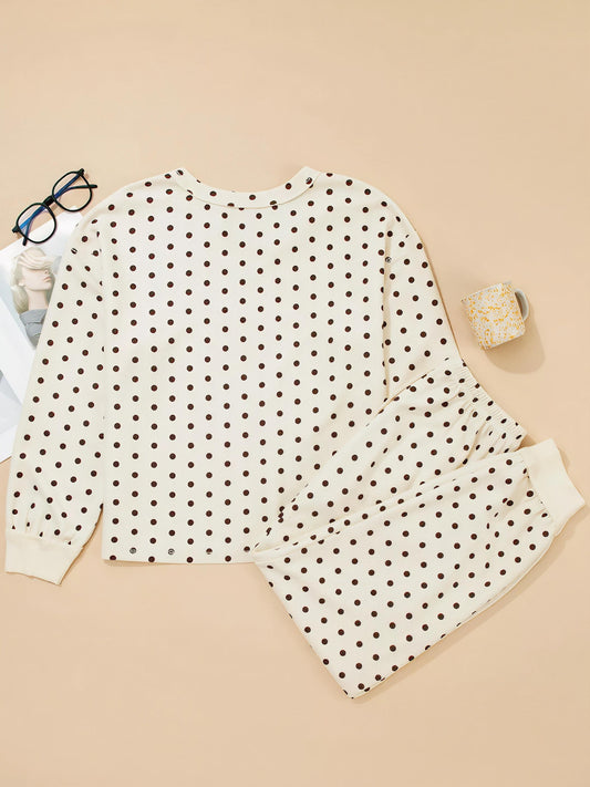 Polka Dot Lounge Set