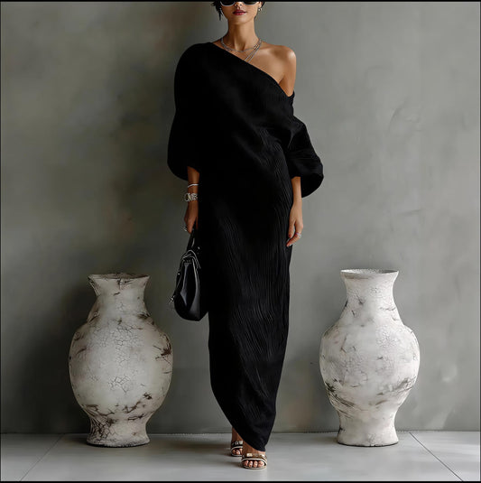 Off-Shoulder Long Dress