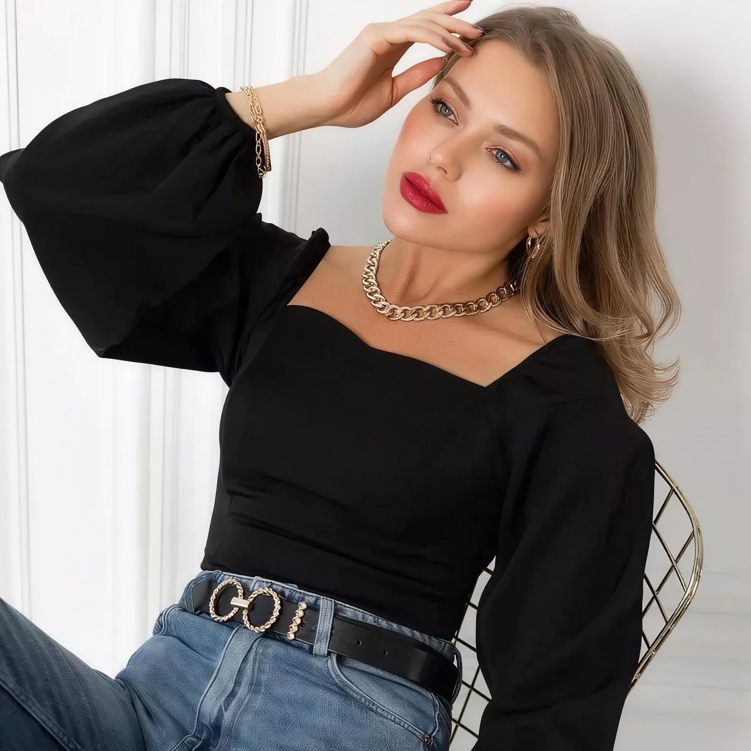 Square Neck Top