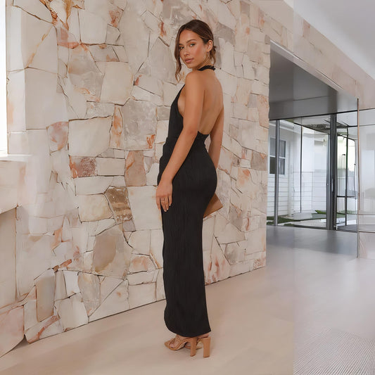 Split Long Dress.