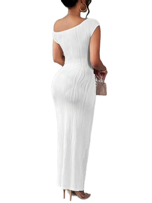 Textured Maxi Dress