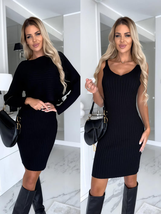 2-Piece Top And Skirt Set.
