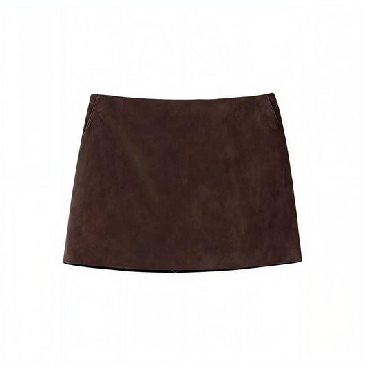Suede Skirt