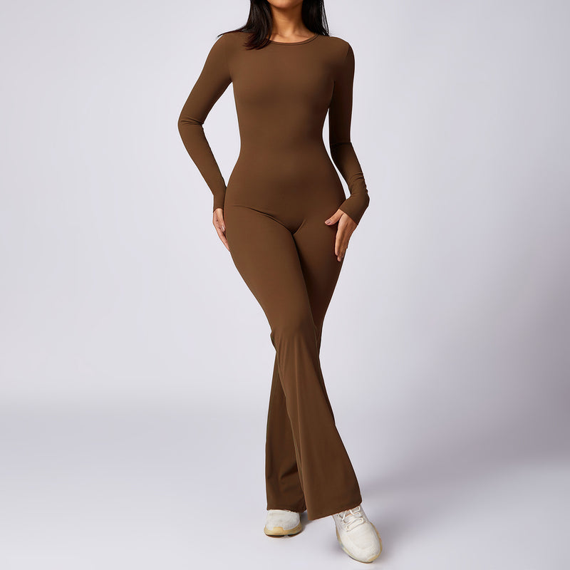 Long Sleeve Gym Jumpsuit
