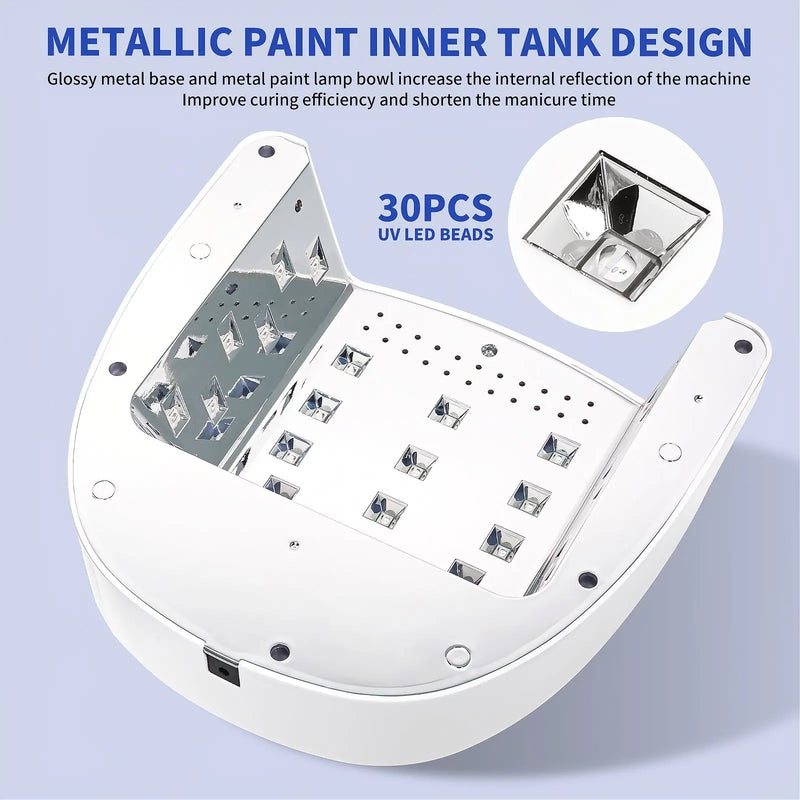 Rechargeable UV LED Nail Lamp, Cordless Nail Lamp For Gel Polish