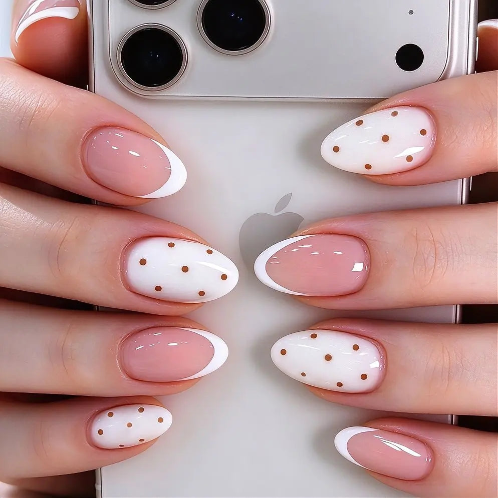 Minimalist White French Nail Tips