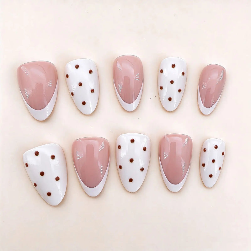 Minimalist White French Nail Tips