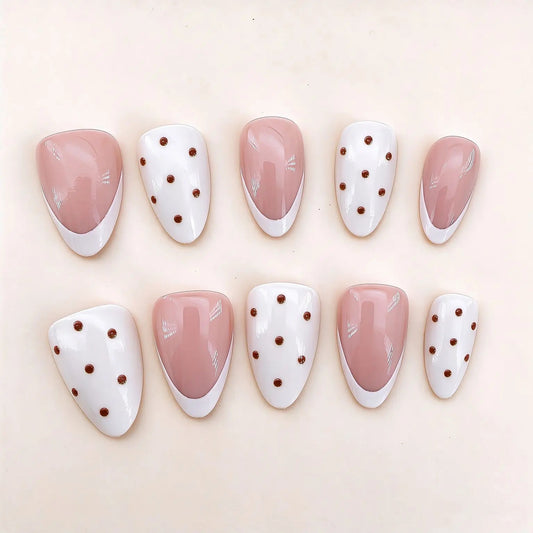 Minimalist White French Nail Tips