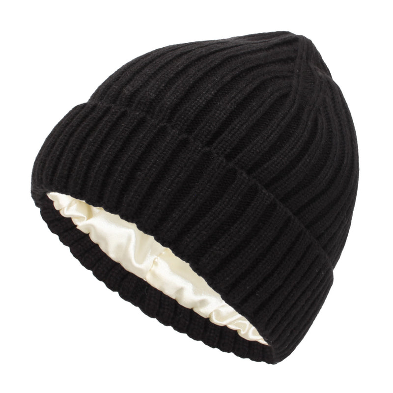 Satin Wool Beanie
