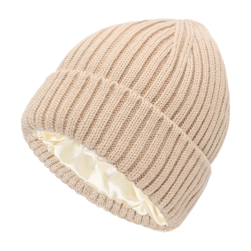 Satin Wool Beanie