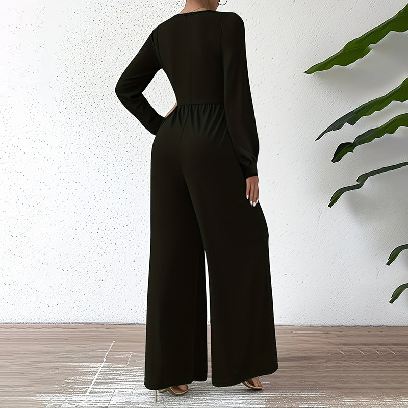 V Neck Jumpsuit