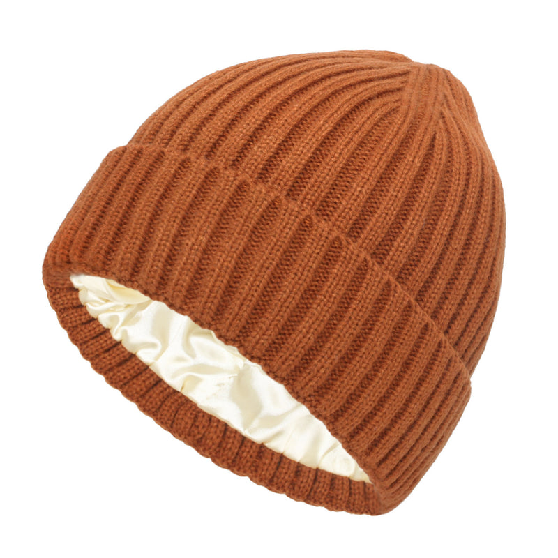 Satin Wool Beanie