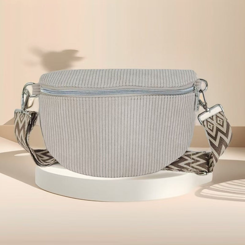 Corduroy Shoulder Bag