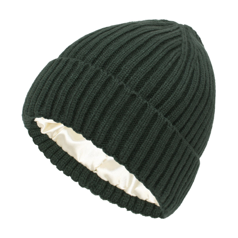 Satin Wool Beanie