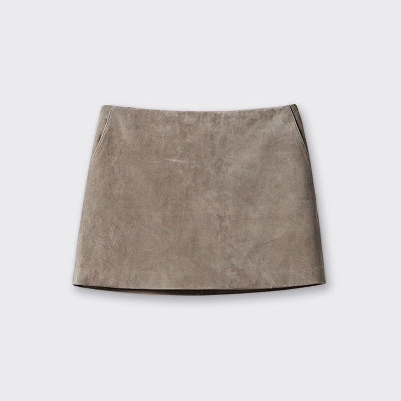 Suede Skirt