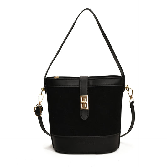 Suede Bucket Bag