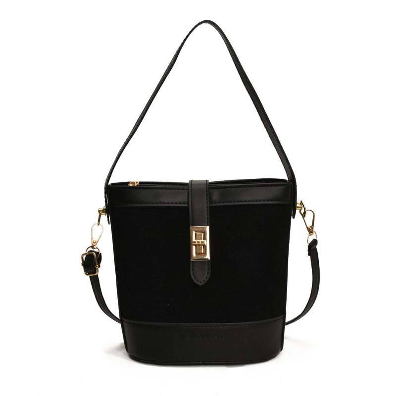 Suede Bucket Bag