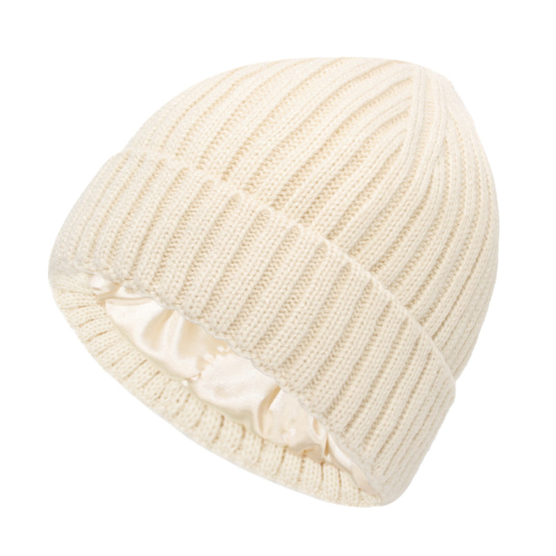 Satin Wool Beanie