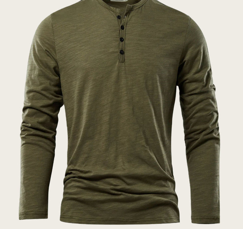 Cotton Long-sleeved Top