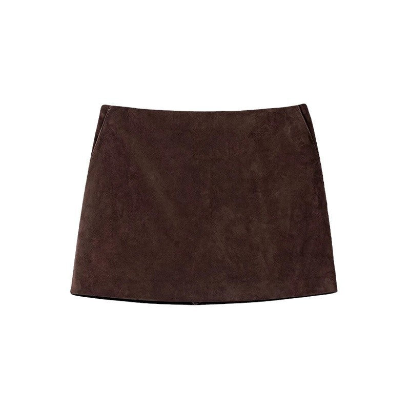 Suede Skirt
