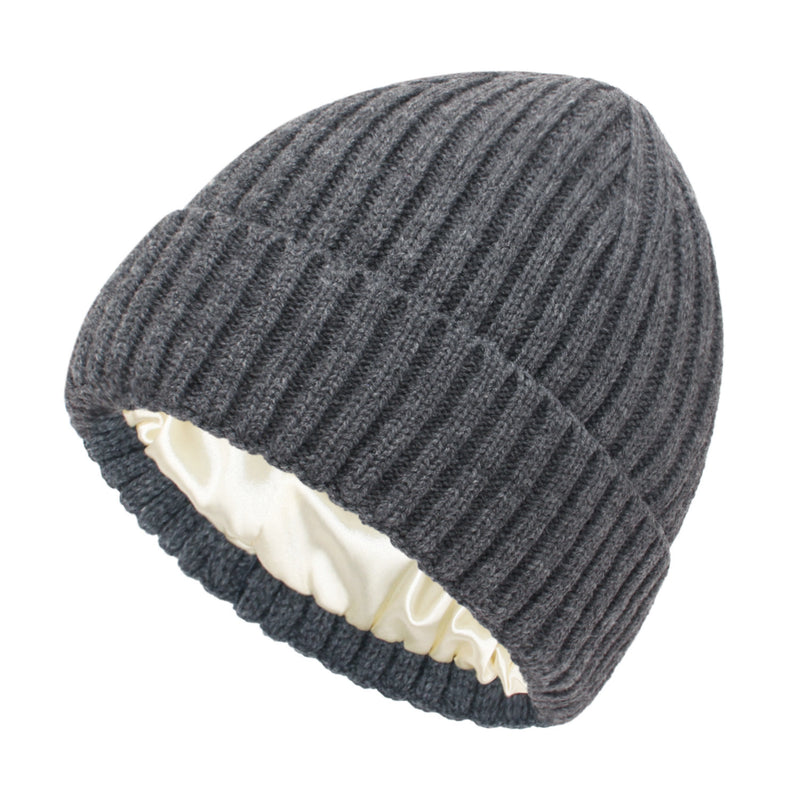 Satin Wool Beanie