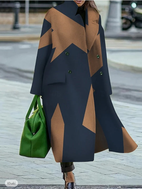 Women's Casual Woolen Coat