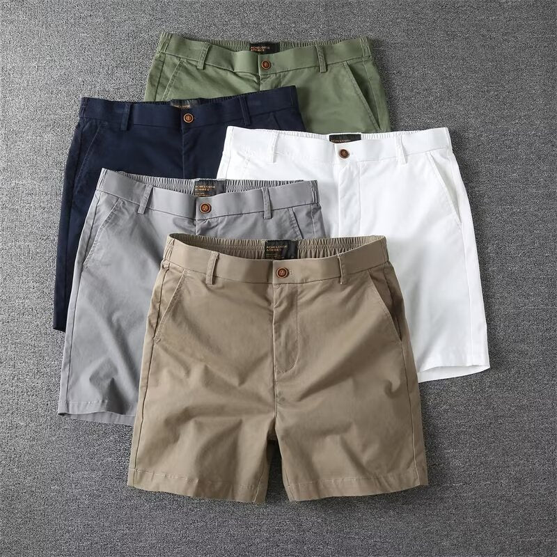Slim Fit Cotton Cargo Shorts