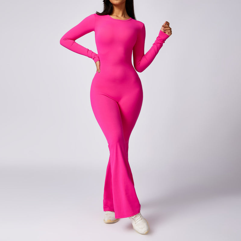 Long Sleeve Gym Jumpsuit