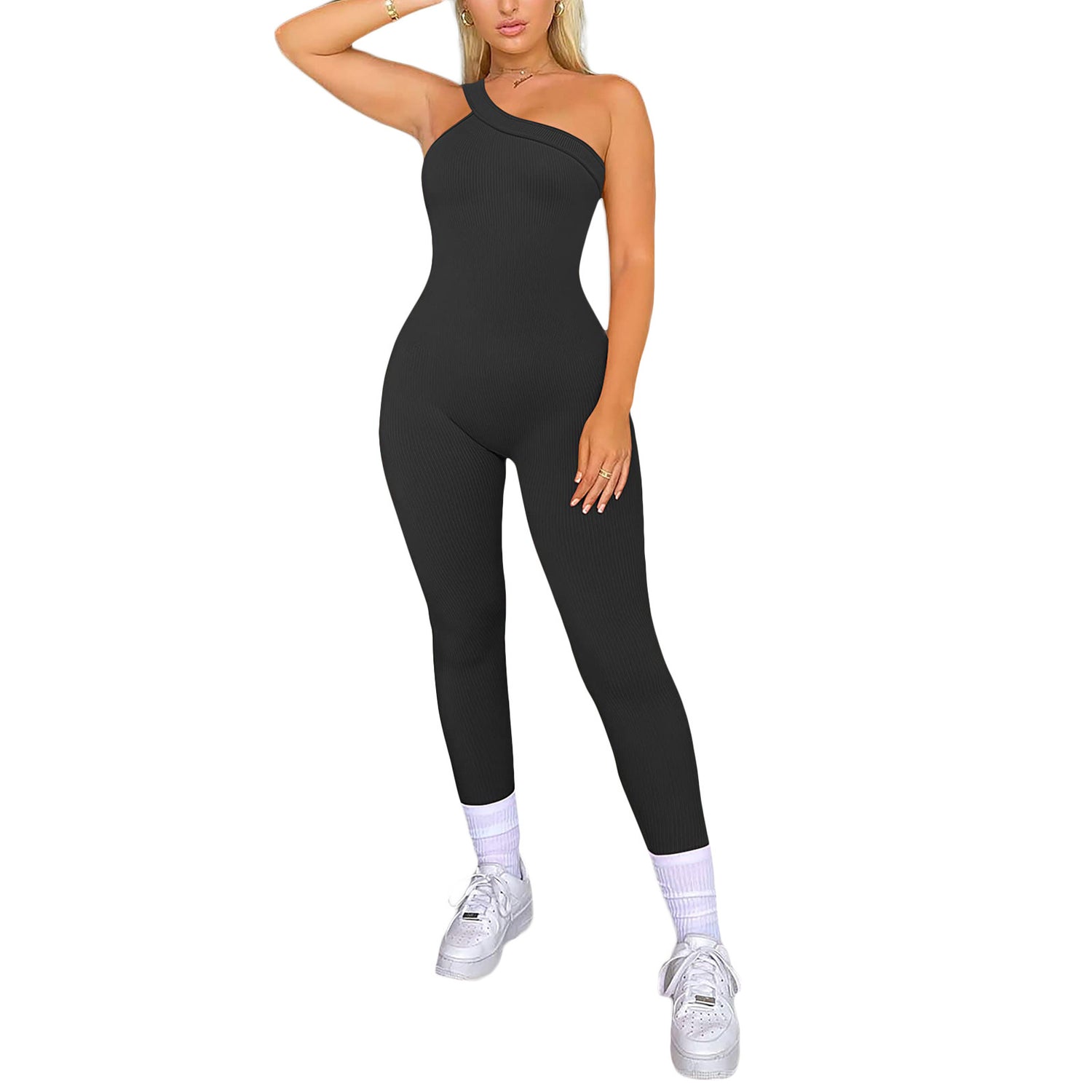 Highly Elastic Gym Jumpsuit