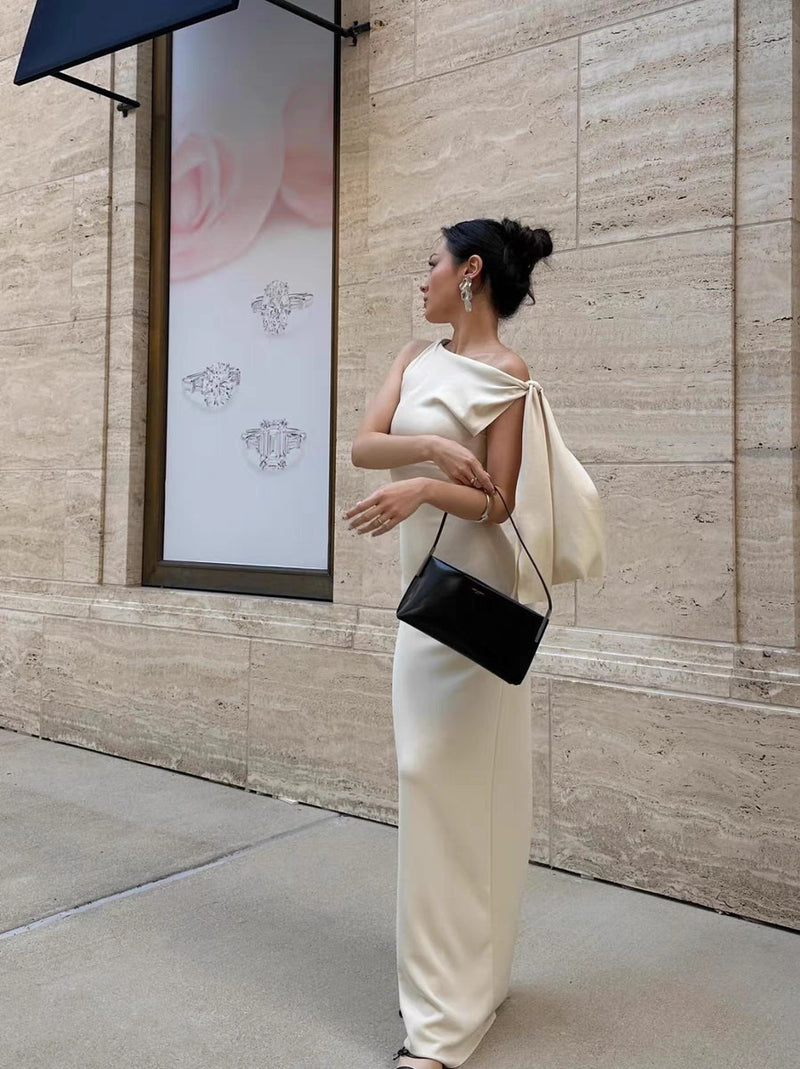 Sloping Shoulder Dress