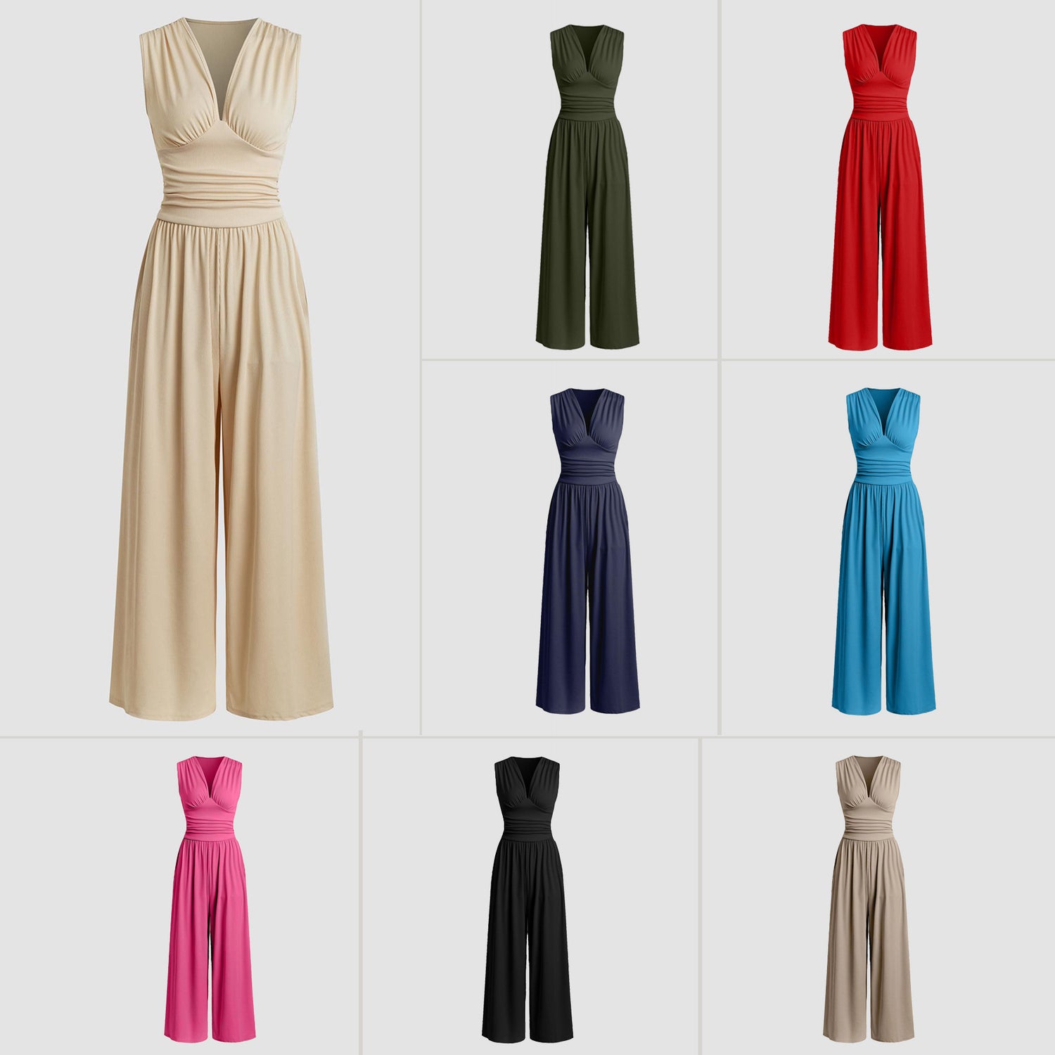 Sleeveless Knitted Jumpsuit