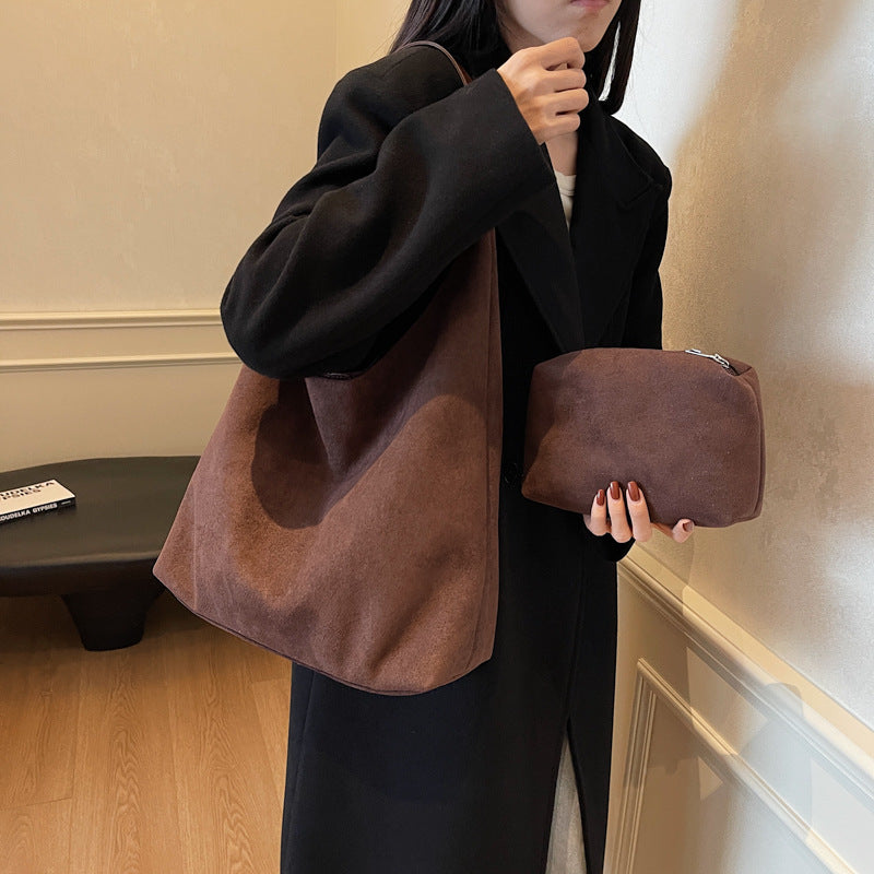 Shoulder Suede Bag