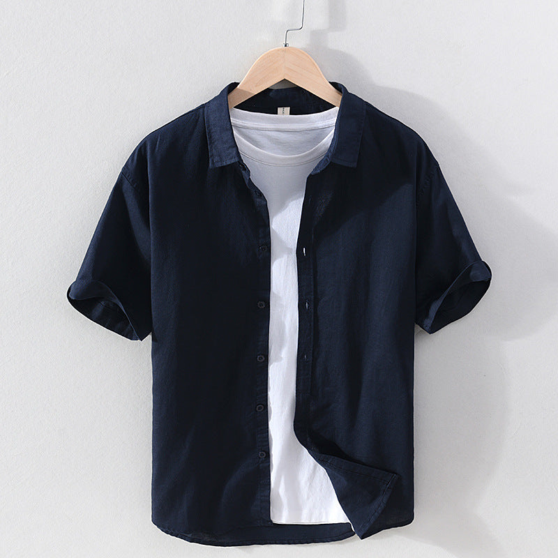 Short Sleeved Cotton Shirt