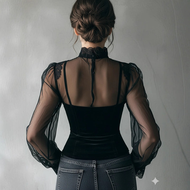 Mesh Lace Top