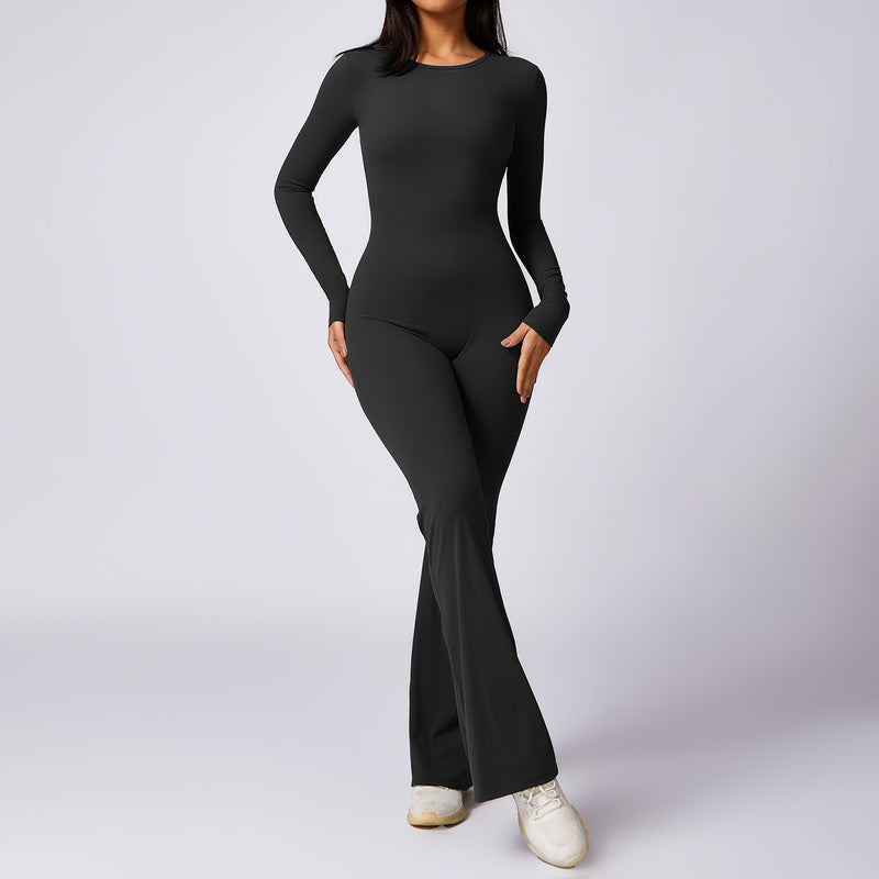 Long Sleeve Gym Jumpsuit