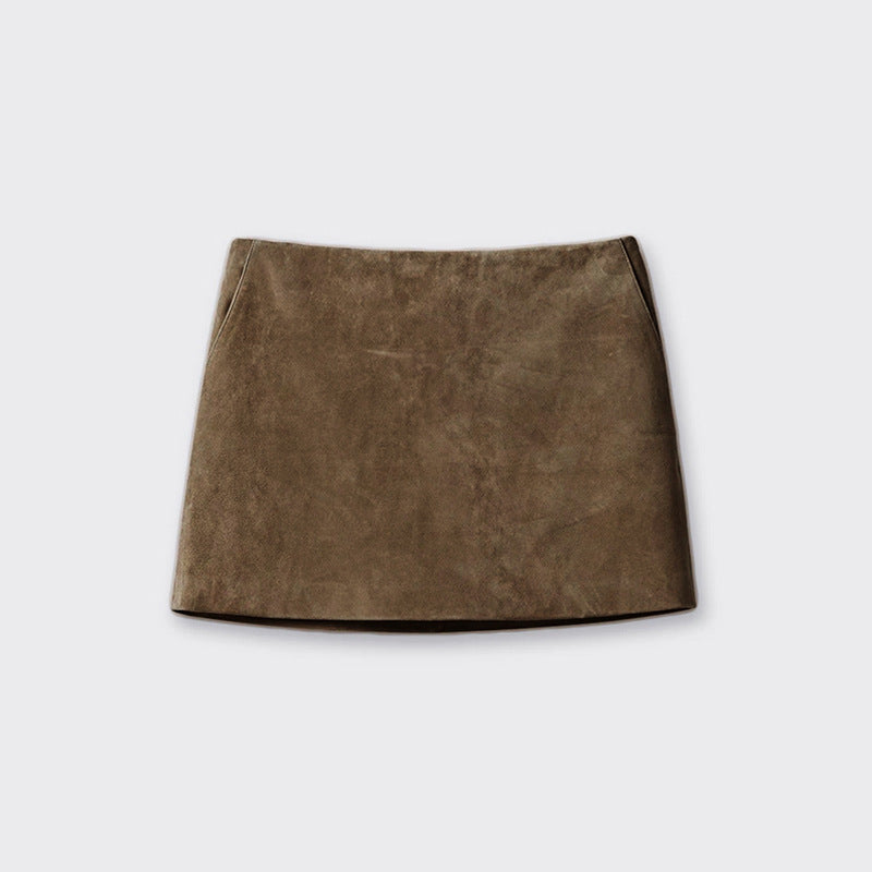 Suede Skirt