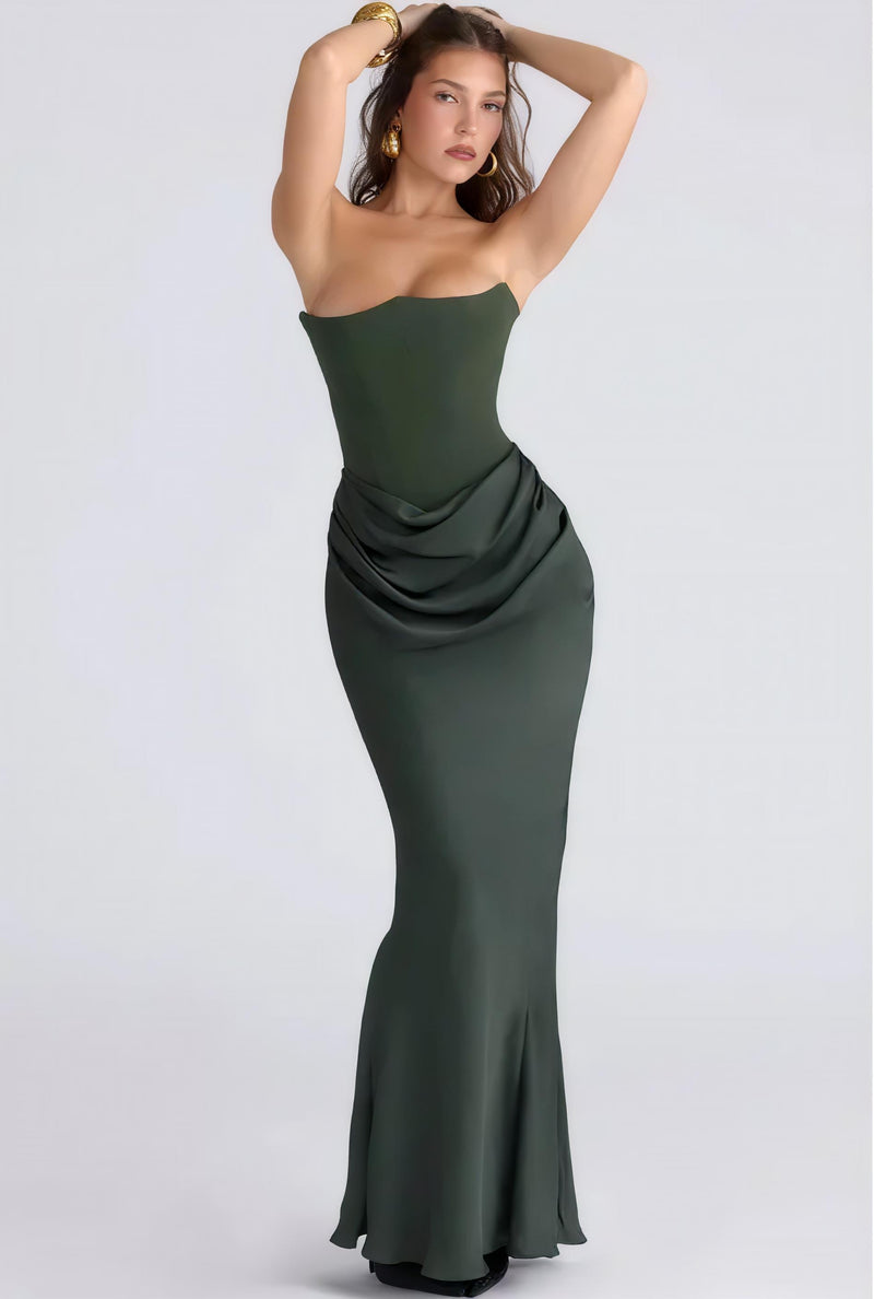 Bandeau Backless Dress.