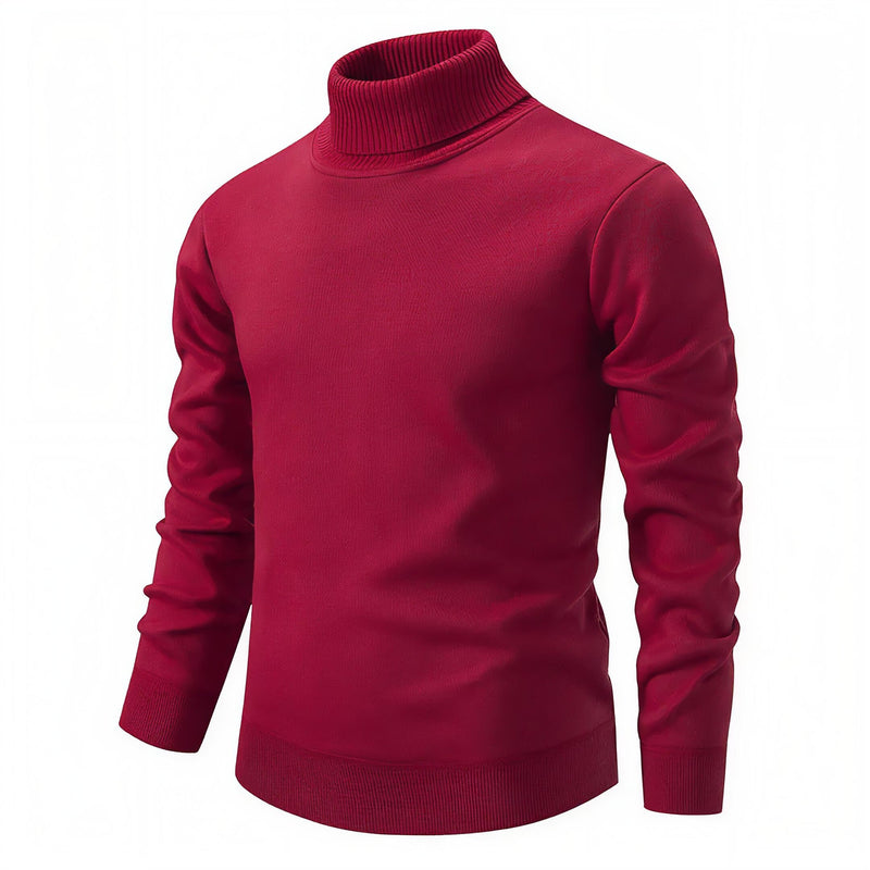 Turtleneck Pullover Sweater.