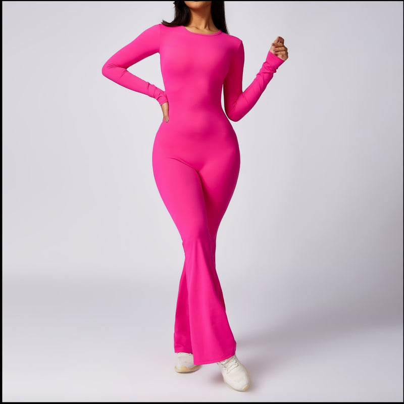 Long Sleeve Gym Jumpsuit