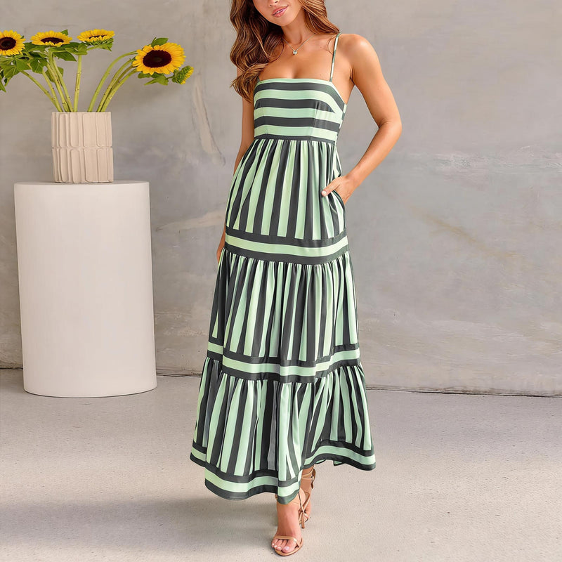 Maxi Dress With Pockets.
