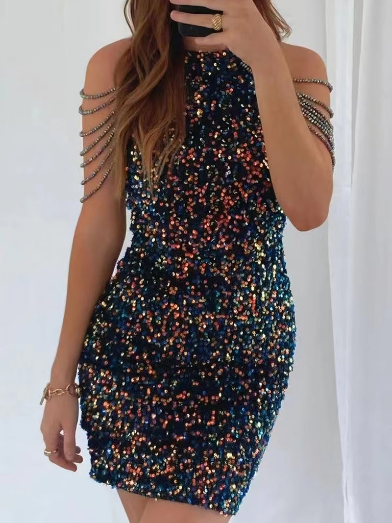Sequin Bodycon Mini Dress